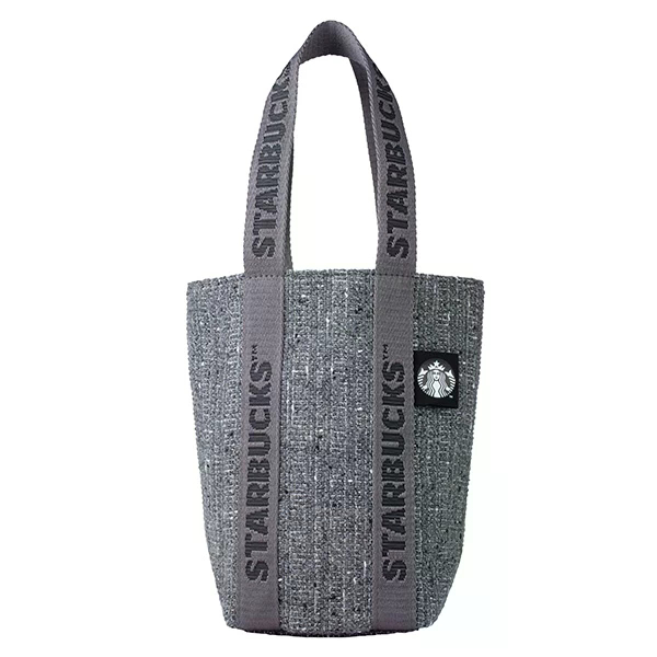 Cup Bag Starbucks Goddess Woolen Style Accompanying Gray | Tas Minuman Cup Kopi | Tas Kanvas Starbuc