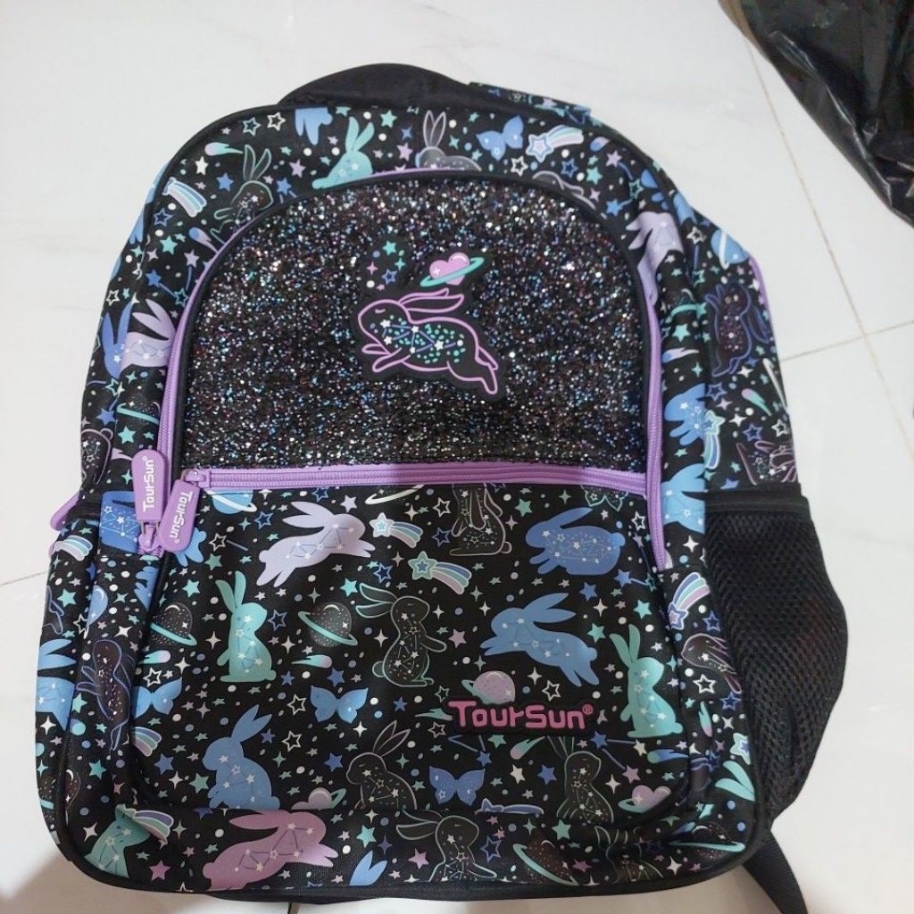 Tas Ransel Anak SD Toursun Black Hitam
