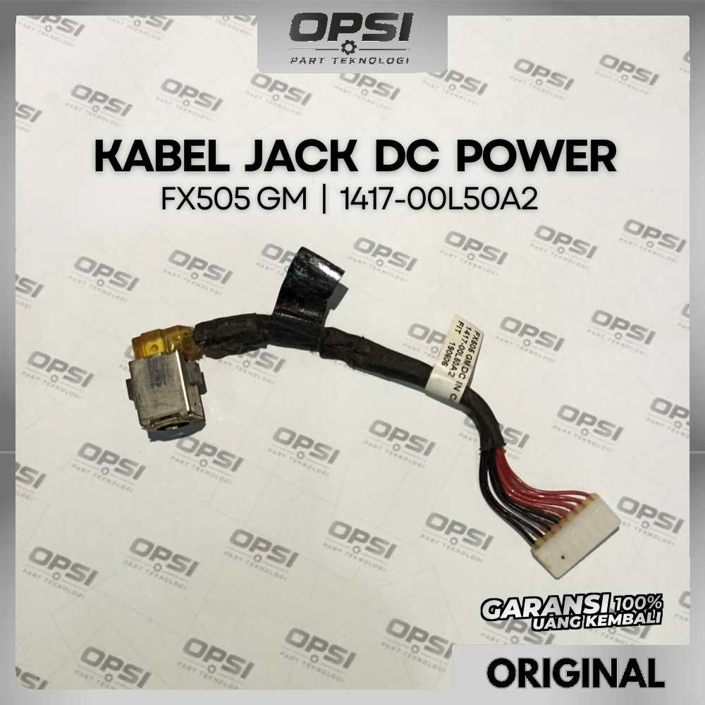 Jack DC Power Laptop Asus TUF GAMING FX505GM Original Copotan | Port Charger ASUS TUF Gaming cabutan