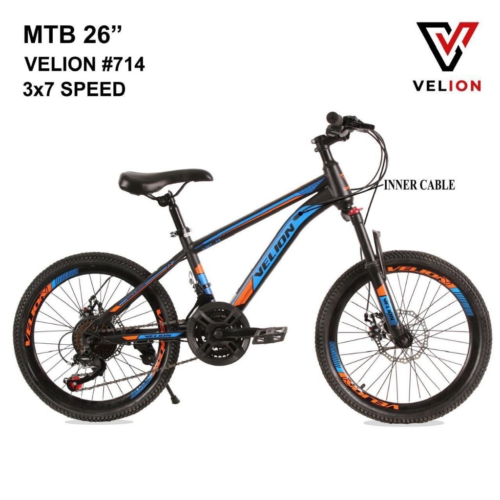 TERLARIS Sepeda Gunung MTB Velion 26 Inch 21 Speed