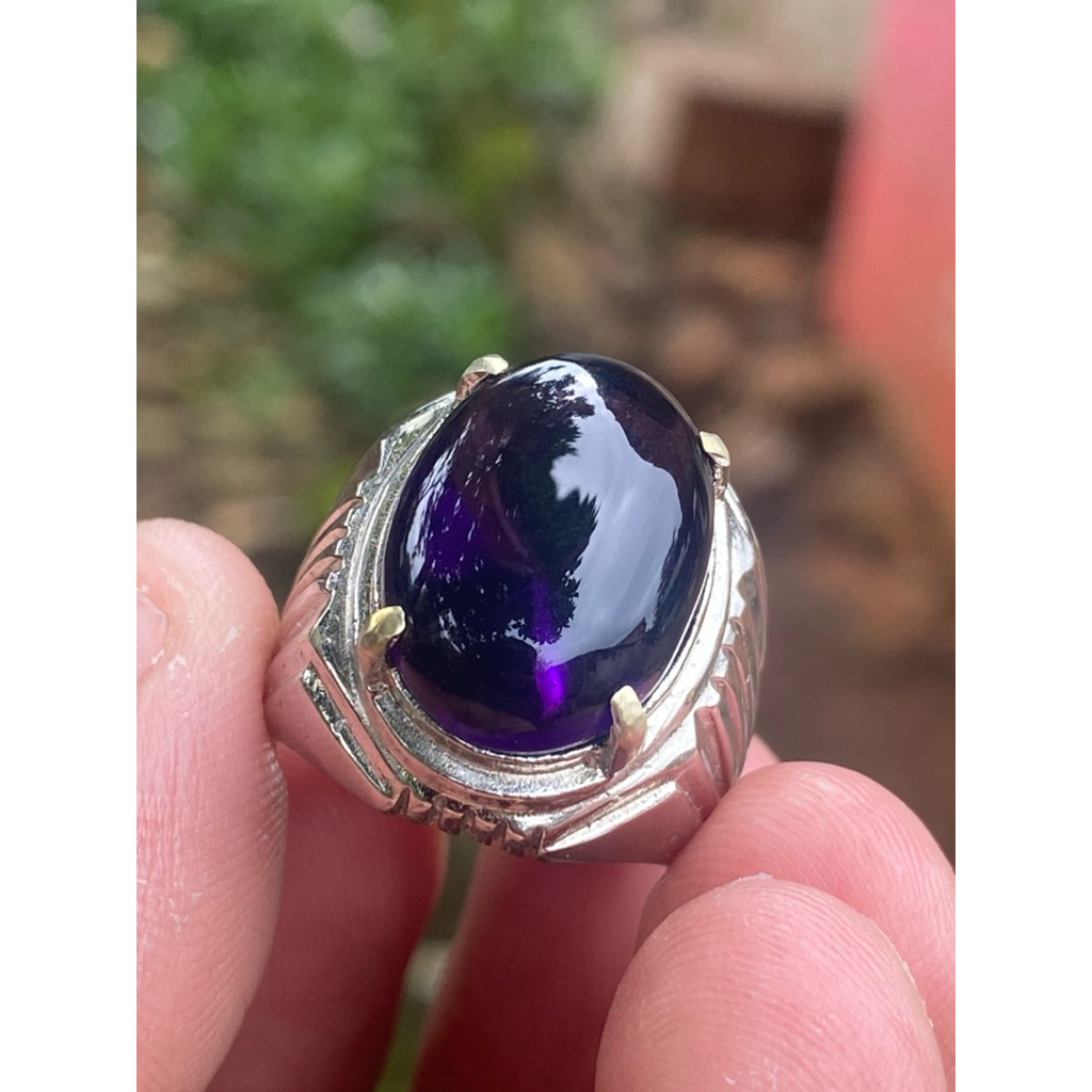Batu Kecubung Ungu Kristal