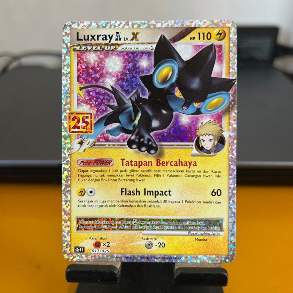 Luxray GL Lv.X 25th Aniversary 017/025 Indonesia Pokemon TCG