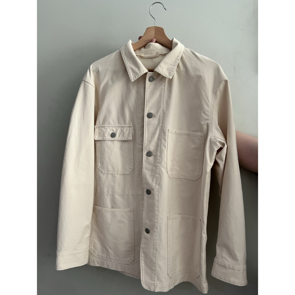 [PRELOVED] UNISEX UNIQLO Beige/Krem Utility Jacket