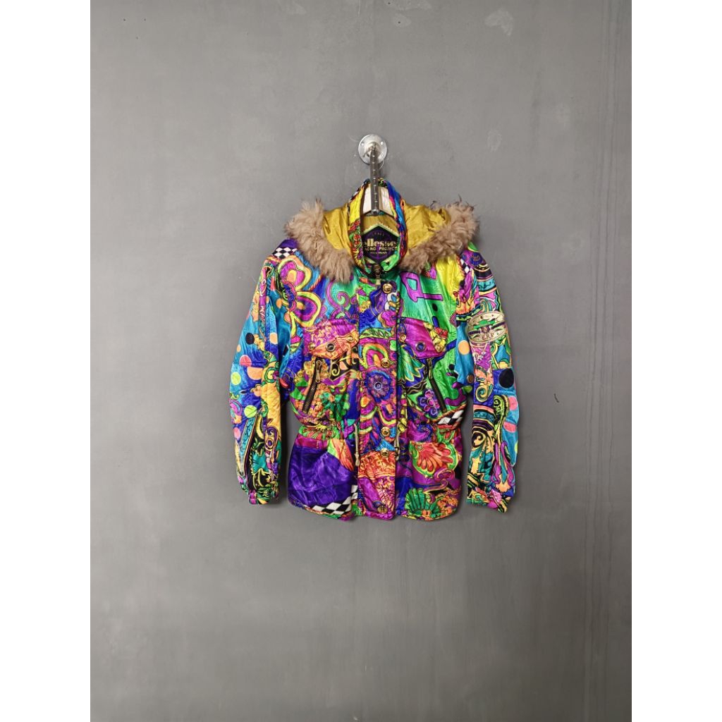 Ellesse Racing Vintage Jacket Abstrak