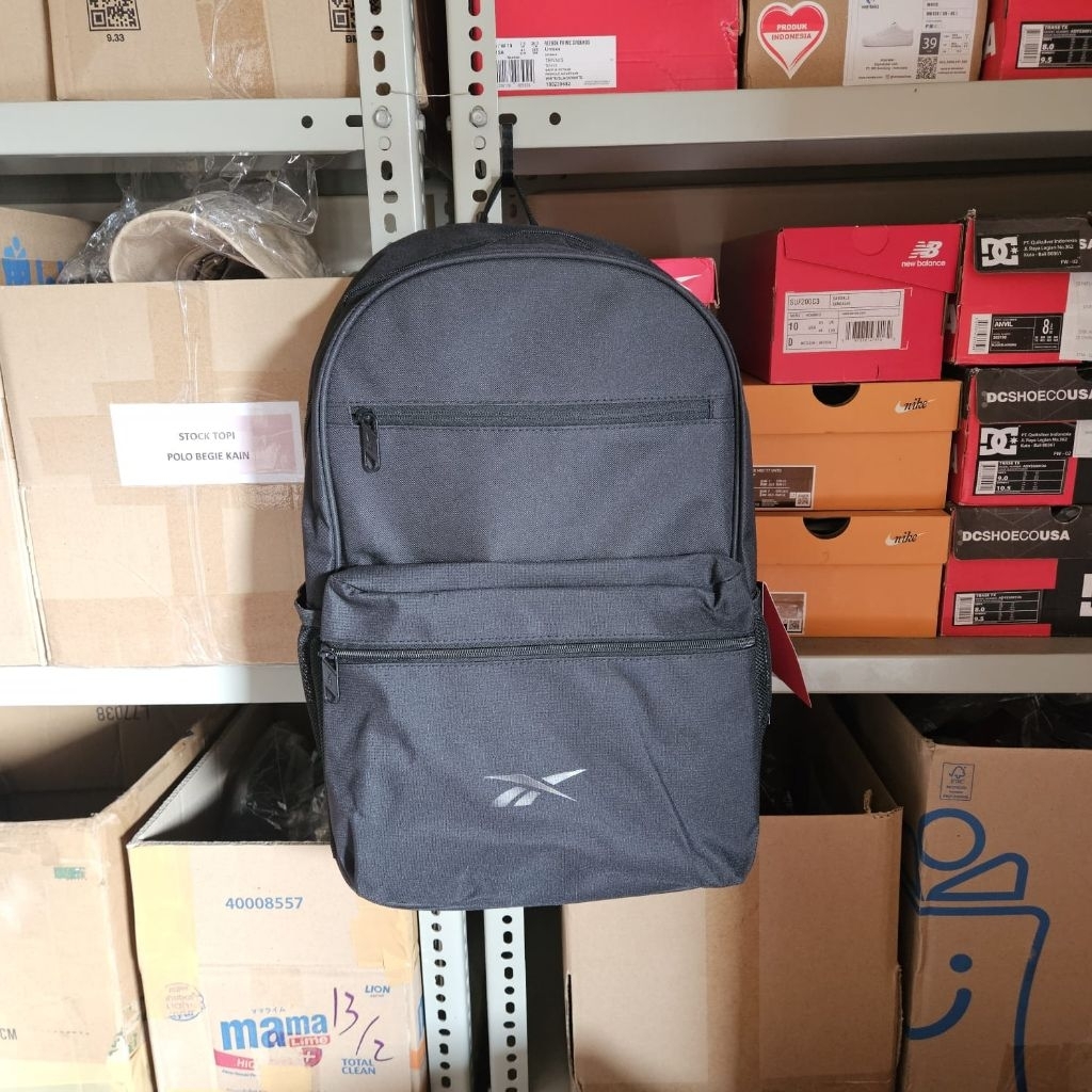 Reebok Balin summit Backpack/ Tas Reebok Hitam / Tas Reebok Pria Wanita unisex /Tas branded original