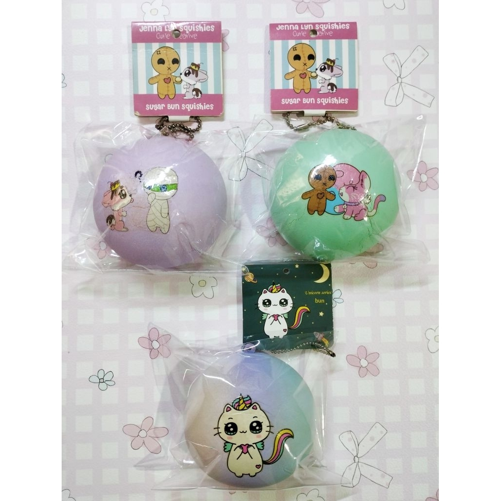 Squishy Preloved Sugar Bun Cutie Creative Unicorn Bun Common Slow Rising