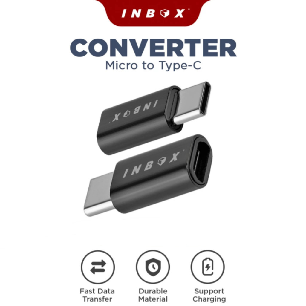 INBOX Adaptor Micro to Type-C+Lightning/Converter Connector