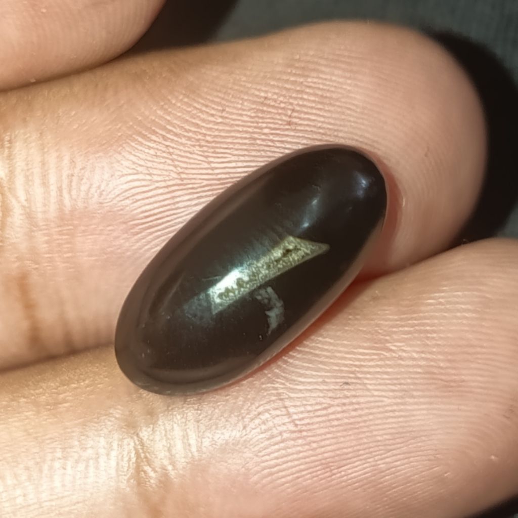 cincin batu combong lubang 1 rambut natural alami