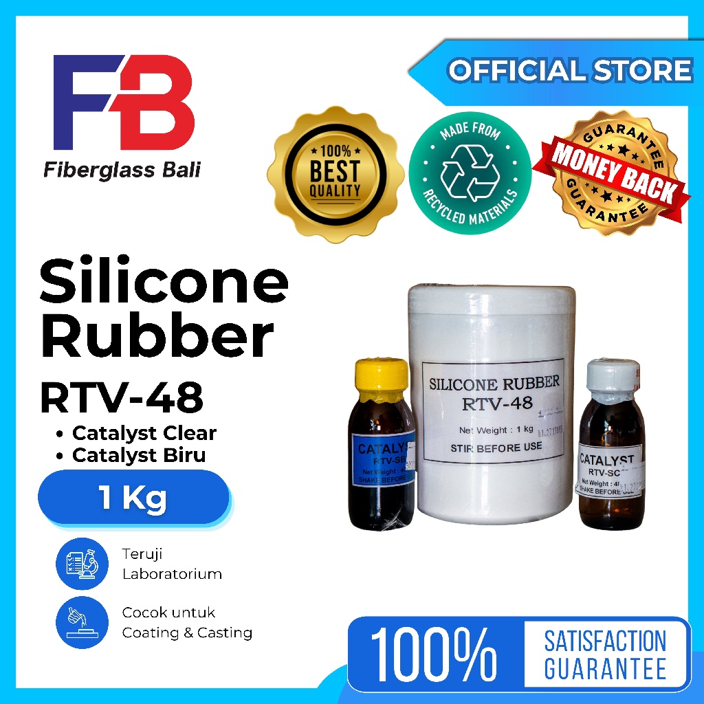 Silicone Rubber / Silikon Rubber / Silikon Karet / Silicone Mould / Cetakan Silikon / Cetakan Resin 