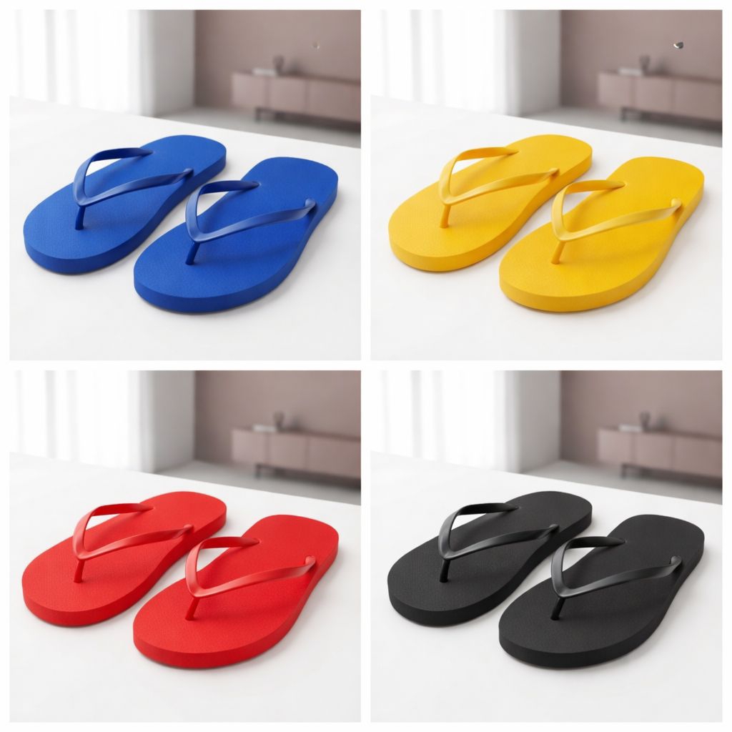 Sandal Jepit Pria Wanita Tebal Empuk Anti Slip Sandal Santai Rumah