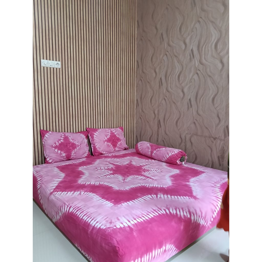 Sprei Tiedye Motif Bintang