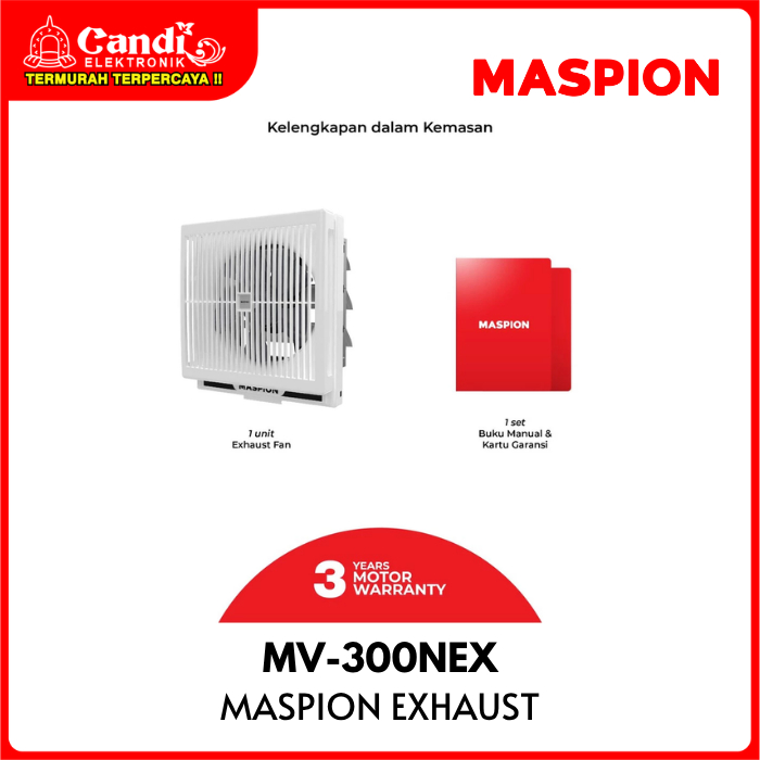 MASPION FAN EXHAUST FAN MV-300NEX