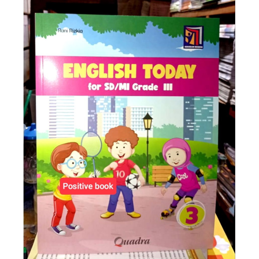Buku English Today Kelas 3 SD Kurikulum Merdeka Quadra