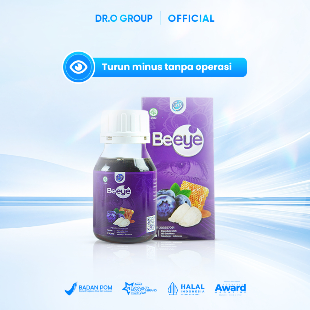 Beeye 250 Ml /Madu Mata Minus/ 100%Original/Sembuhkan Mata Minus/Plus/Silindris