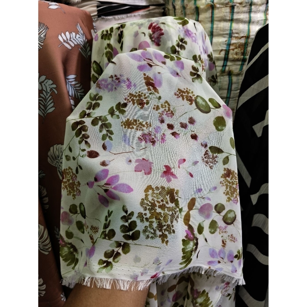 kain sifon premium / kain sifon motif / kain sifon murah