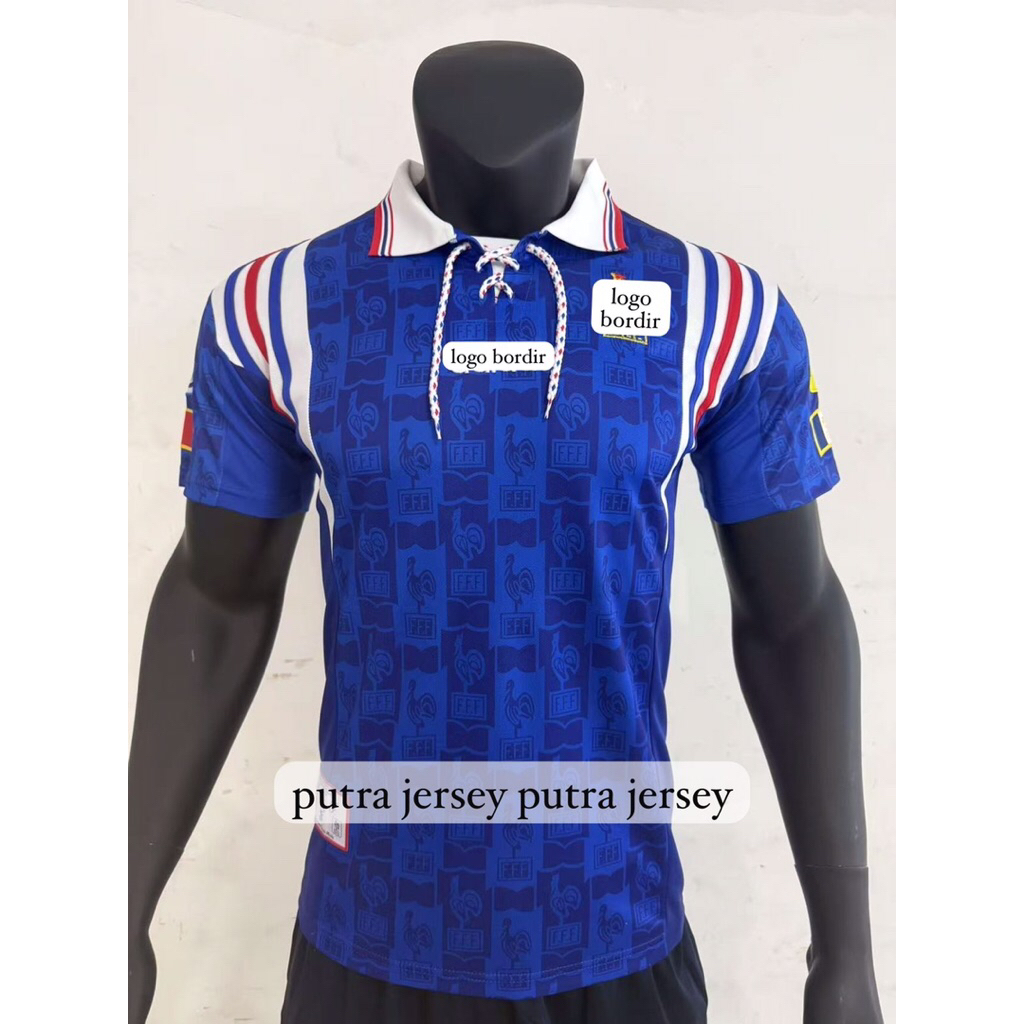 JERSEY BAJU BOLA RETRO PRANCIS HOME 1998 JERSEY BOLA RETRO BLOKCORE