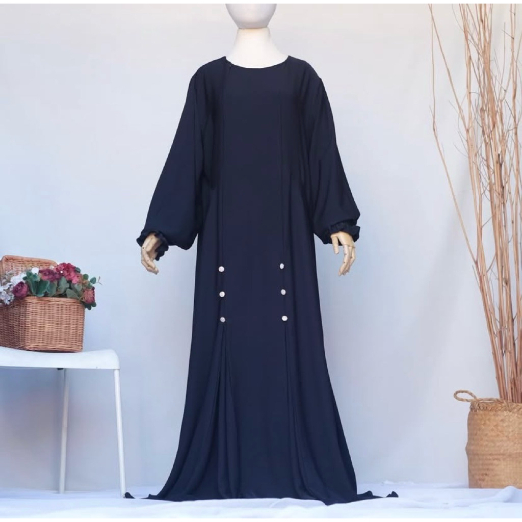 preloved abaya hejira thuba black sultan by zinniathelabel