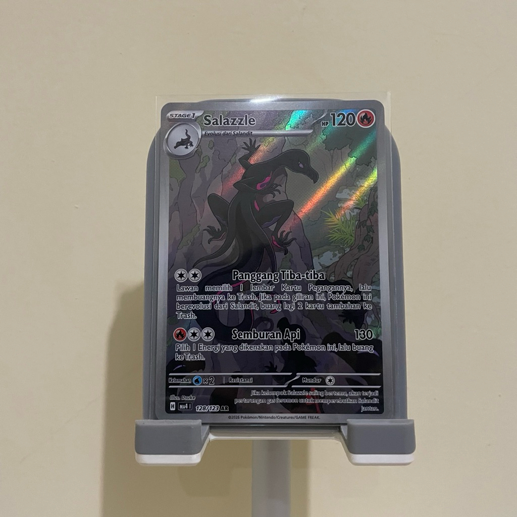 Pokemon TCG Indonesia | Salazzle AR MA4 128/123  | Ledakan Peniada