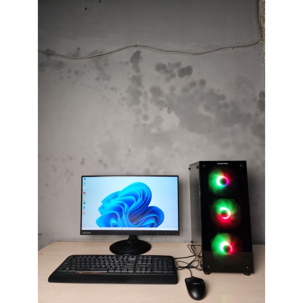Pc/Komputer Core i3 12100f Ram 8 Ssd 120 Hdd 500 gb