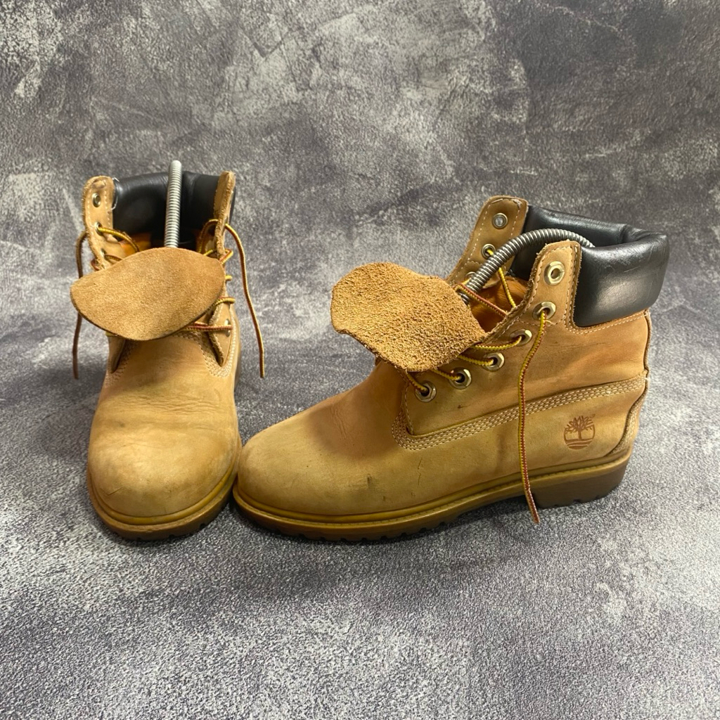 Sepatu Boots Timberland Yellow Iconic Second Original