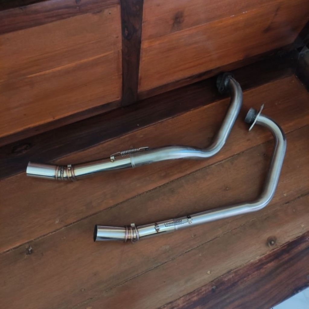 Leher knalpot standar racing mx old mx new mx king150 inlet 38mm