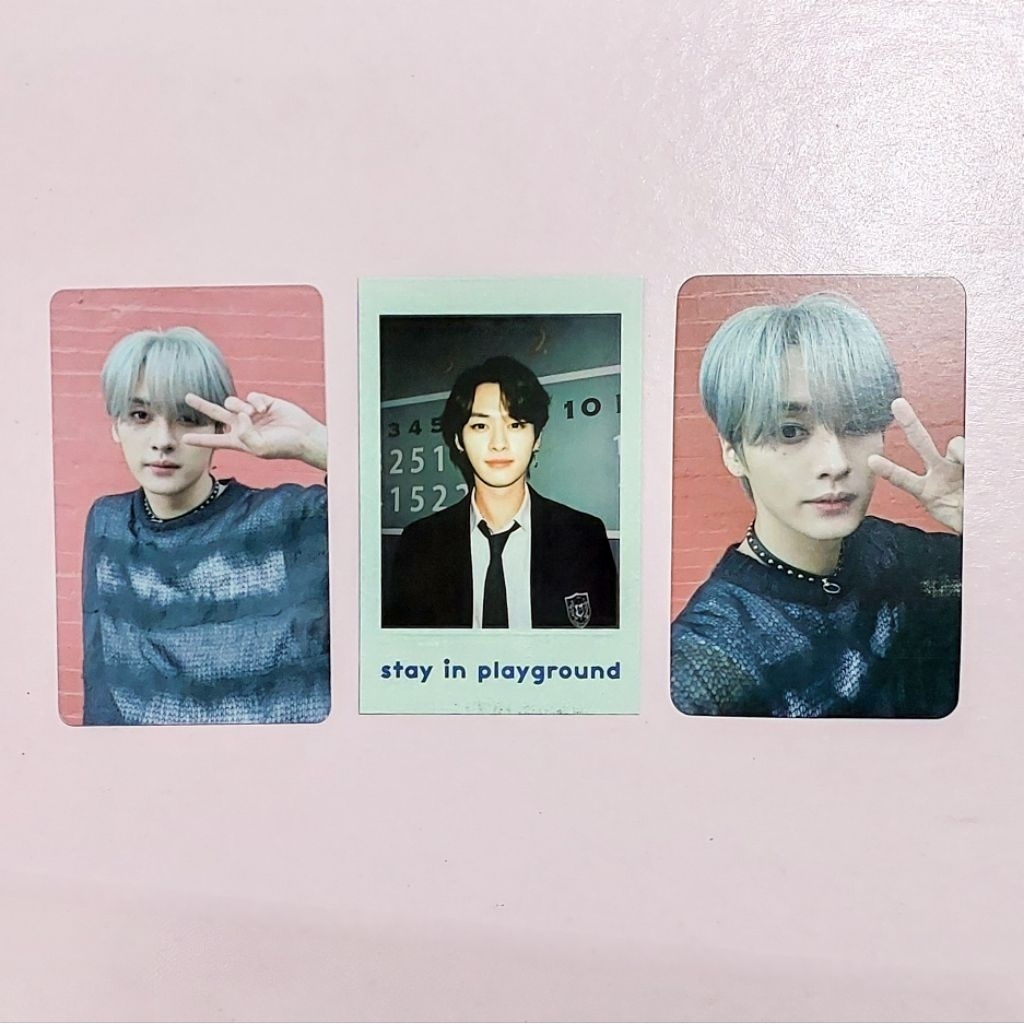 photocard lee know stray kids pola kating SIP stay in playground bundle with shopee & LD maxident