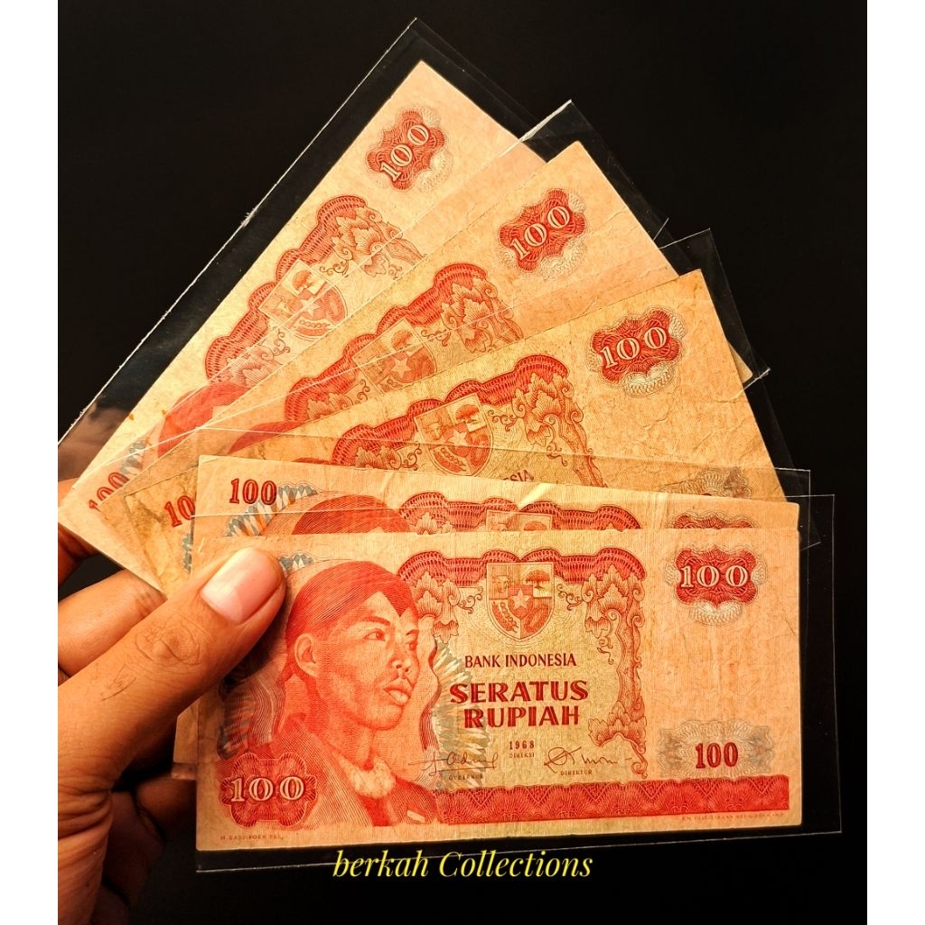 100 rupiah seri sudirman tahun 1968