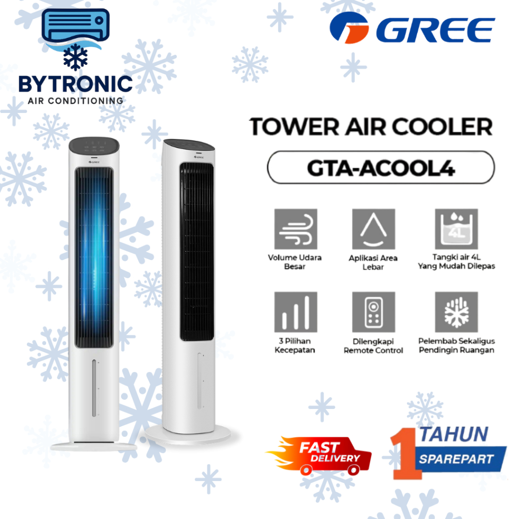GREE AIR COOLER GTA - ACOOL4 / GTA - ACOOL6 TOWER KIPAS ANGIN PORTABLE