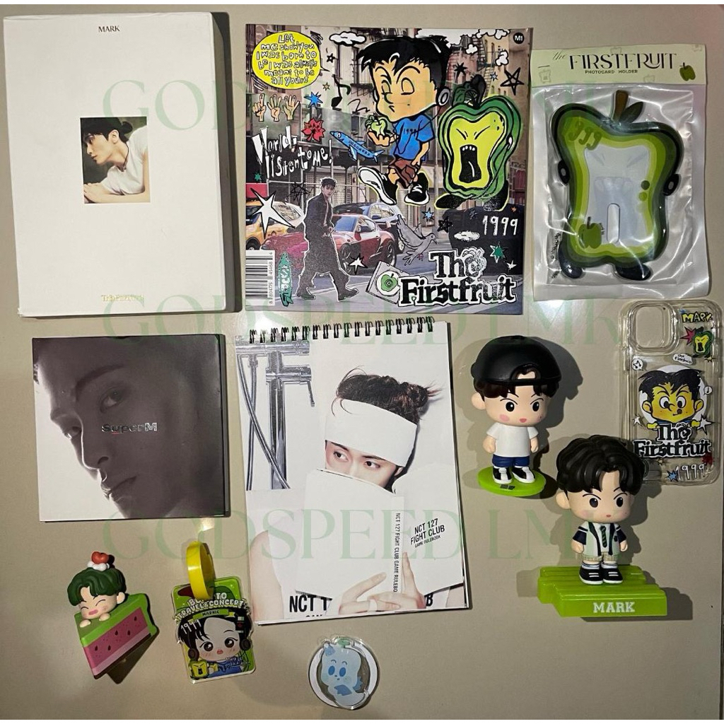 Album Mark Lee NCT Firstfruit Squareflap Photobook Square Flap SuperM Figure Doll Phone Case Calenda
