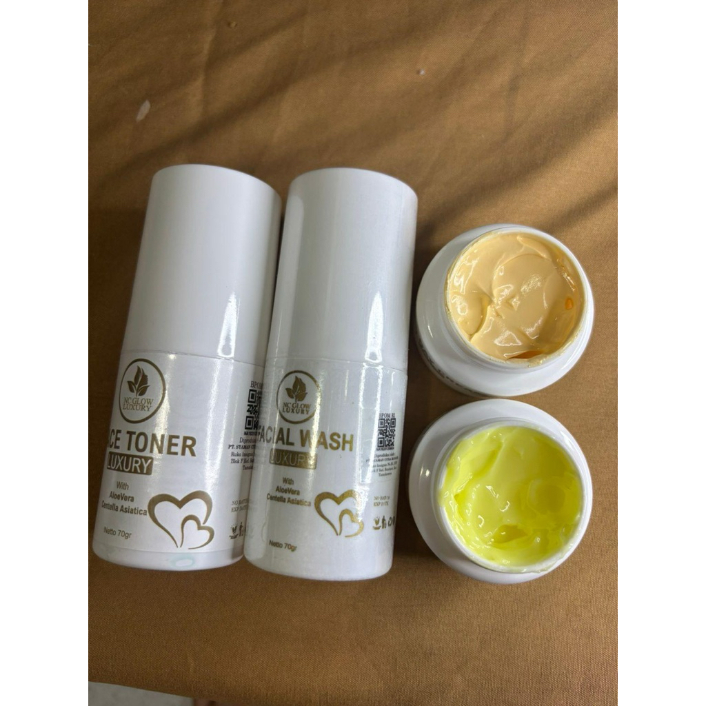 nc glow luxury   / paket nc glow luxury readystok siap kirim original 100% halal bpom
