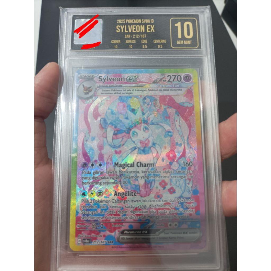 Kartu Pokemon Sylveon EX SAR EGS 10 Indo SV8A