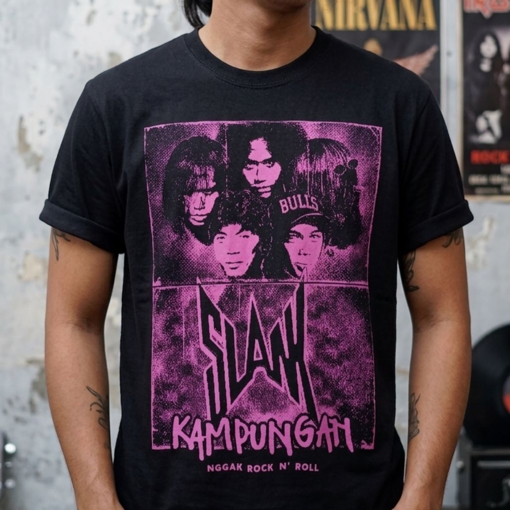 Slank - Kaos Slank - Kampungan - Poppies Lane Memory - Slank 7 - Slank Jadul - Akugila Store - Distr