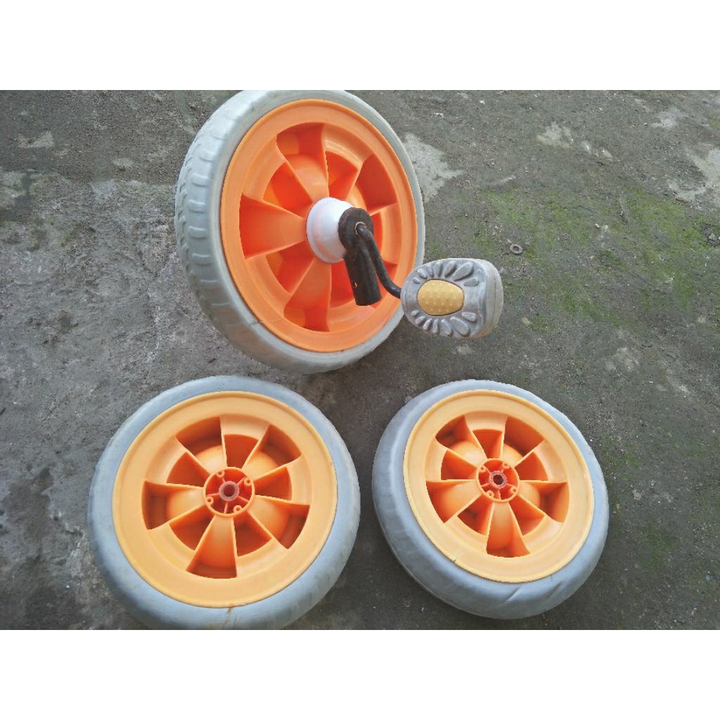 roda sepeda roda 3 bekas copotan