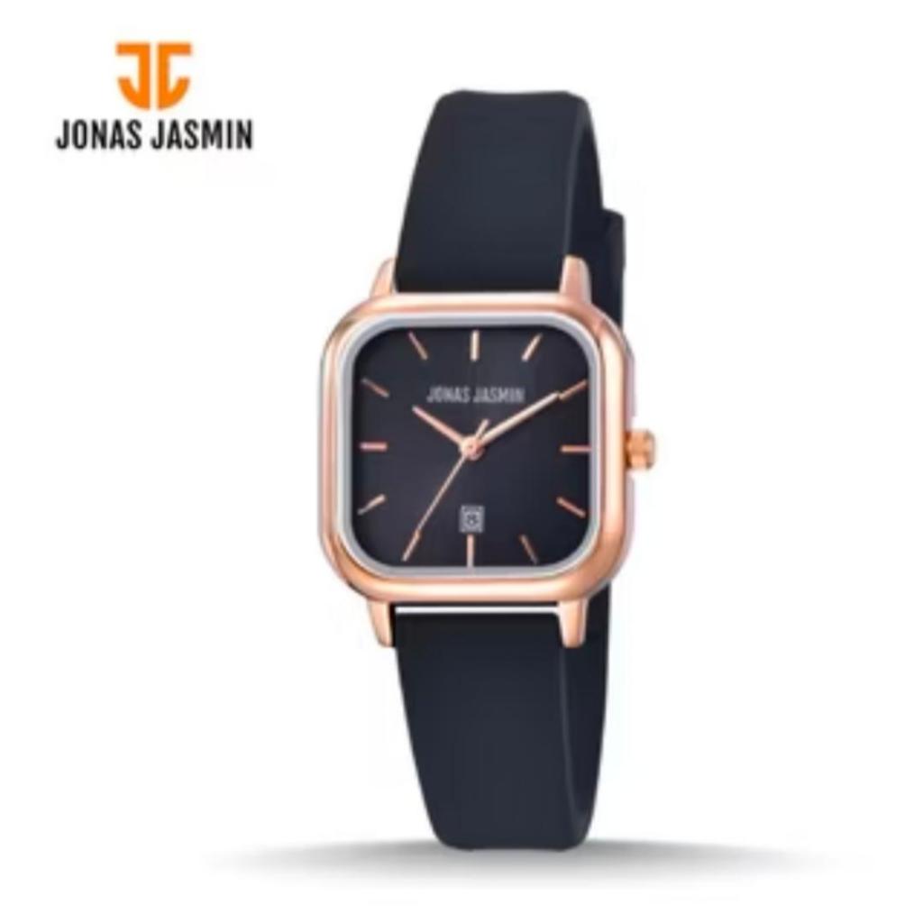 Jonas Jasmin JJ-2213 Jam Tangan Wanita Original Karet Antiair