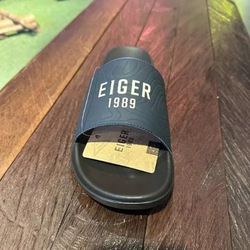 TERBARU SANDAL EIGER NORTE SLIP ON,KARET WARNA NAVY, UK 38 - 43 SANDAL KEKINIAN UNISEX PRIA DAN WANI