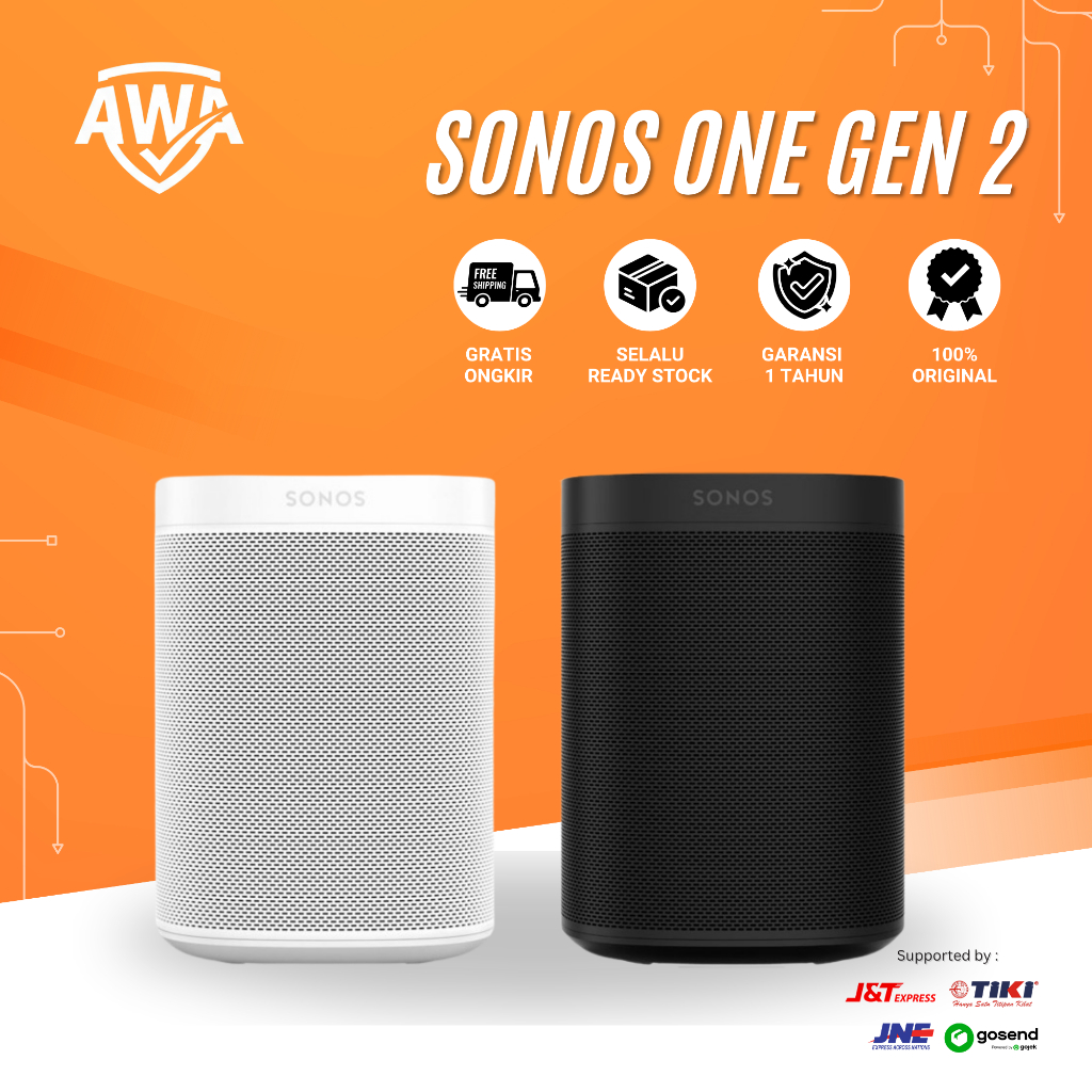 SONOS One Gen 2 Smart Multi Room Wireless WiFi Speaker with Alexa BNIB