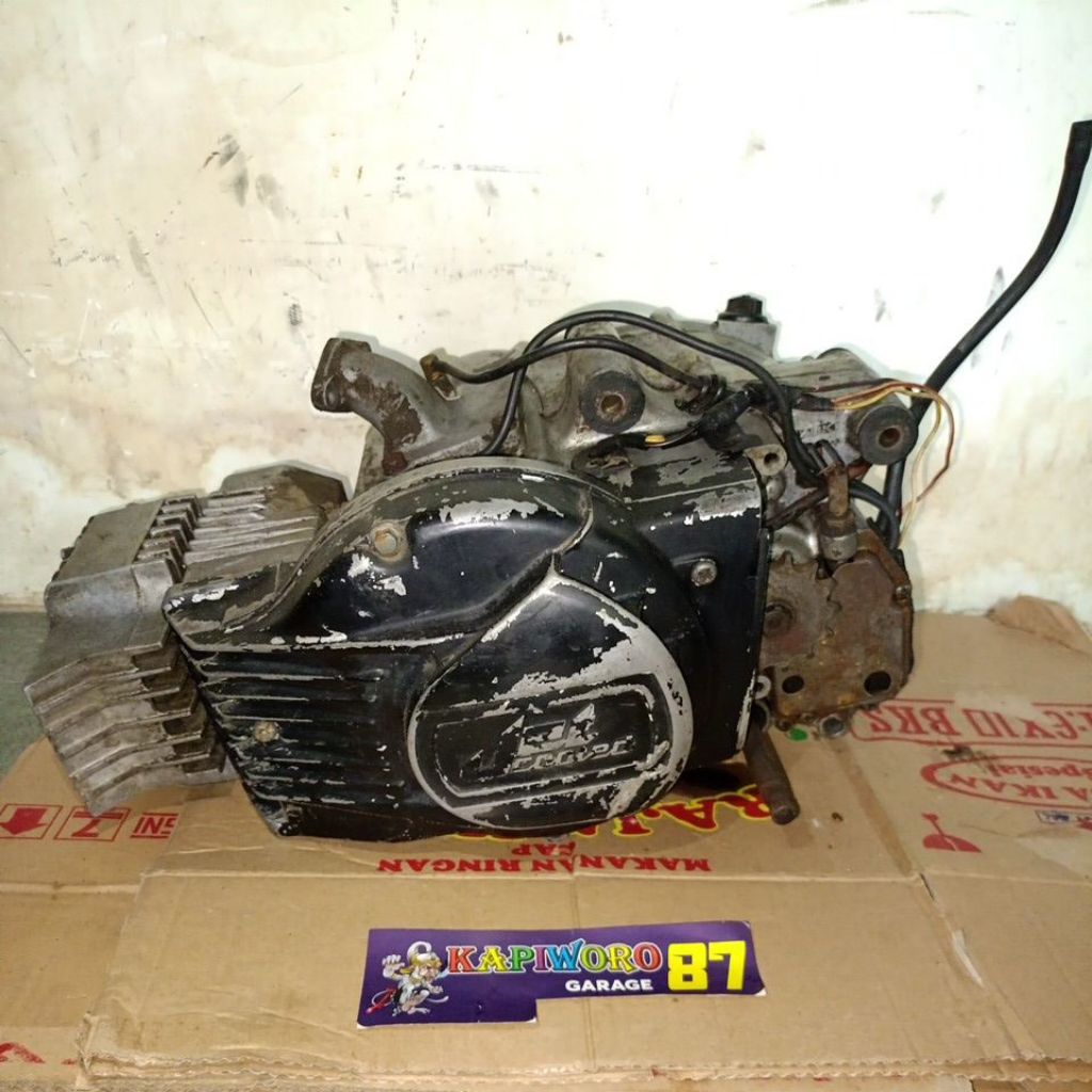 mesin Suzuki rc 100 siap naik