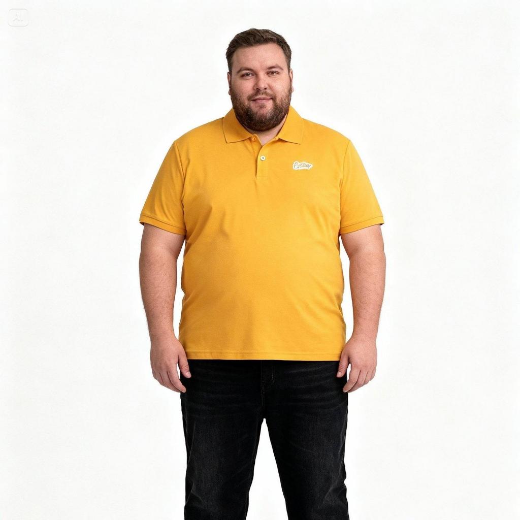 Eastlore Polo Tshirt Mustard Bigsize Original - Kaos Kerah Pria Kuning Jumbo Size