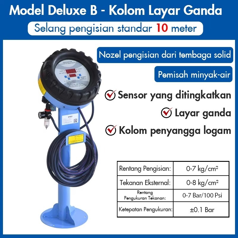 Automatic Tire Inflator/ Pompa Isi Angin Ban Motor Mobil Elektrik Pompa Angin Listrik Isi Ban Pompa 