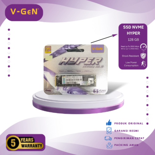 SSD V-GEN VGEN HYPER M.2 NVME M2 NVME 128Gb