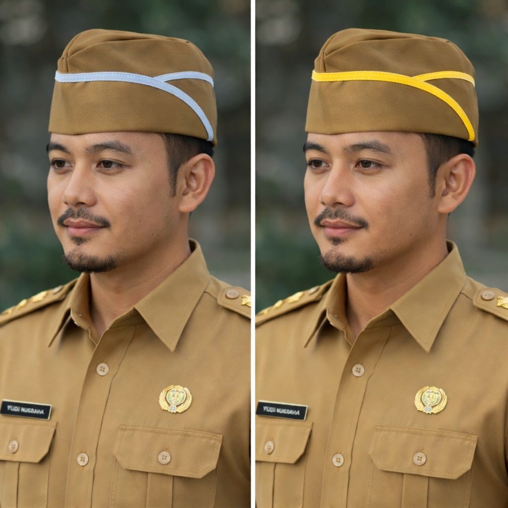 Topi Mutz Pria, ASN, PNS, PERWIRA, PEMDA, TARUNA