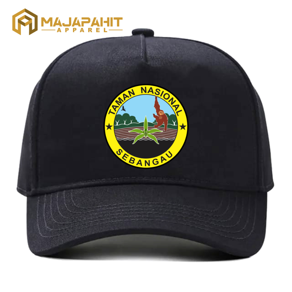 Topi Balai Taman Nasional Sebangau Baseball Full Kain Premium - Majapahit Apparel