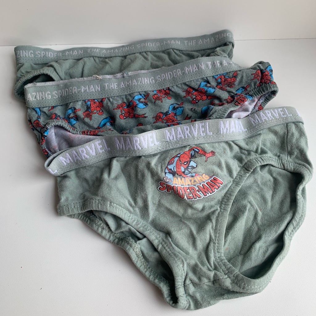 (PRELOVED) celana dalam anak balita spiderman laki laki