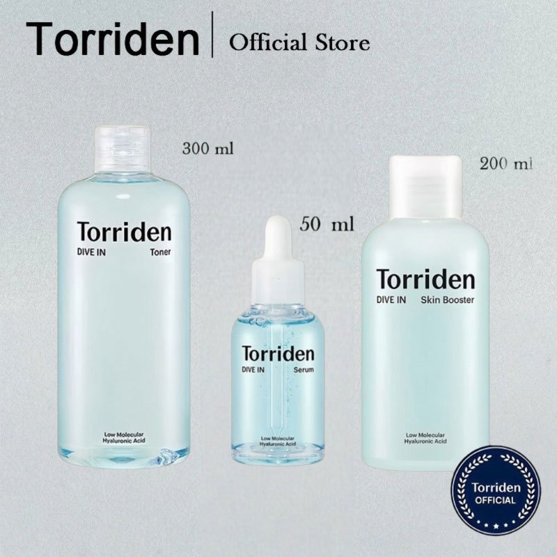 Torriden DIVE IN Toner Low Molecular Hyaluronic Acid TORRIDEN Dive In Serum for Moisture Glow DIVE I