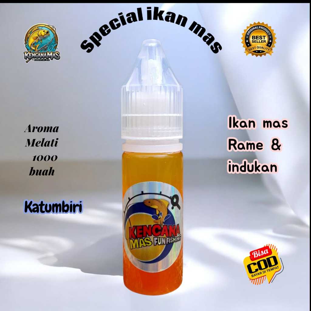 Esen oplosan melati 1000buah/esen oplosan katumbiri/target ikanmas ramedanbabon/isi15ml/kencanamas46
