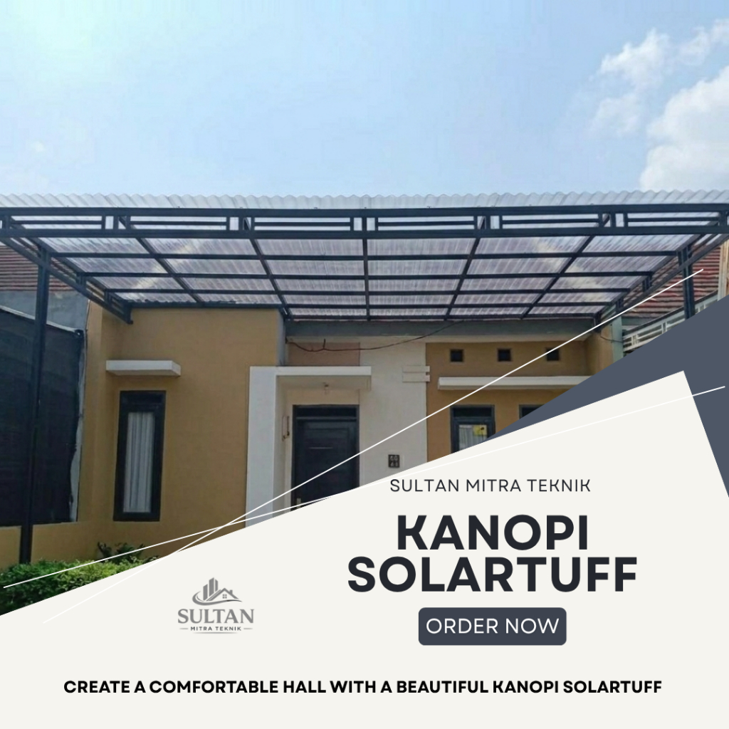Kanopi Solartuff Baja Ringan Termurah - Solusi Atap Terang & Awet