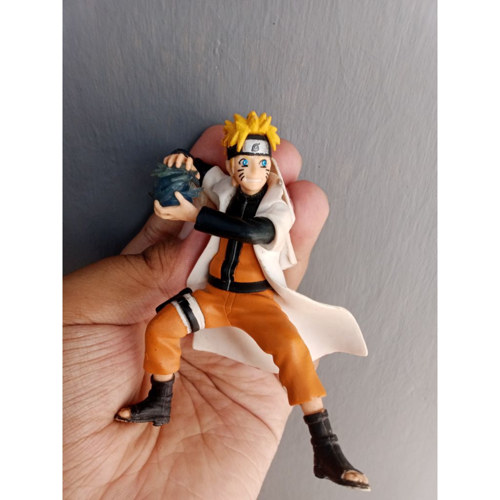 Action Figure Naruto Uzumaki Rasengan Mode Shippuden Figure Bekas Koleksi