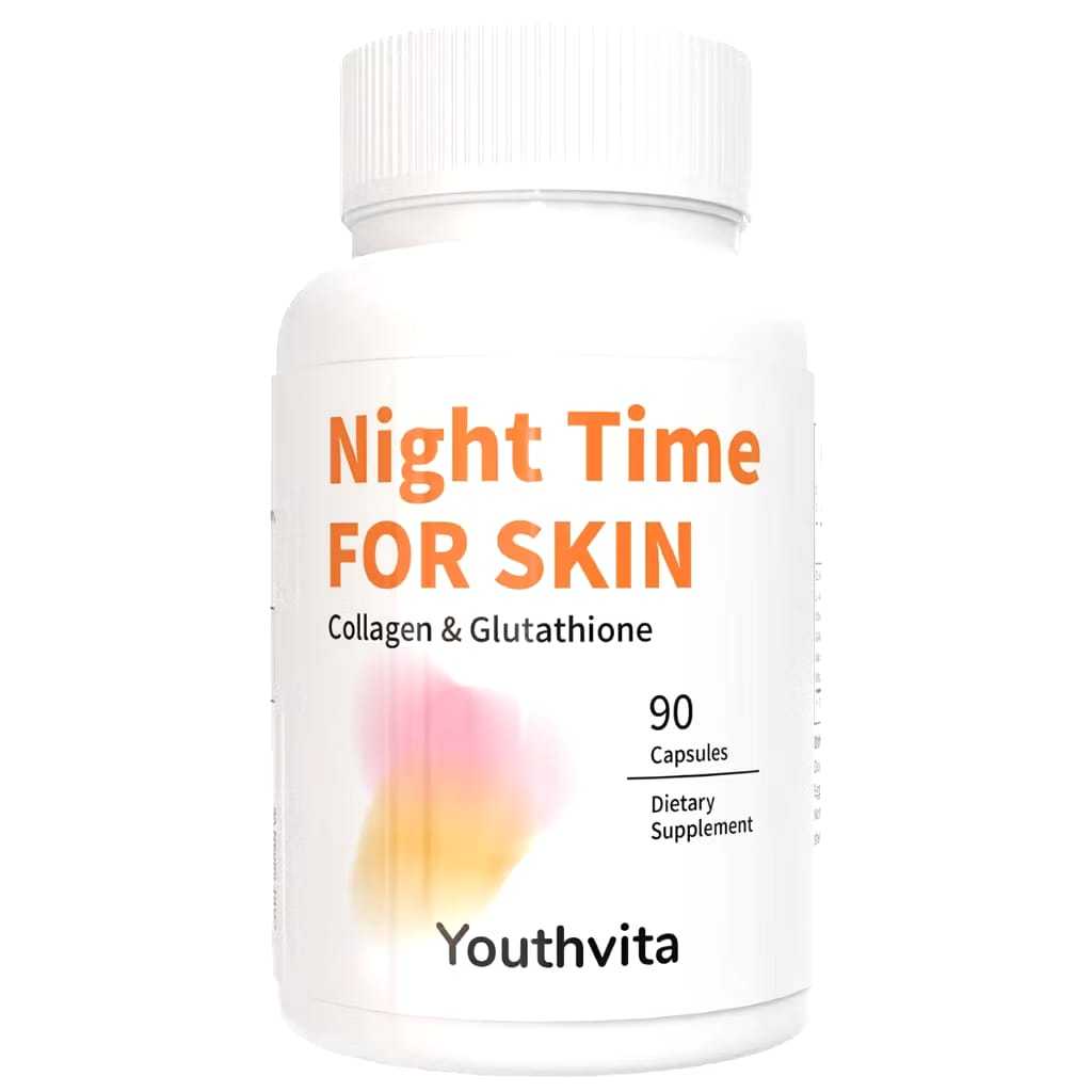 (K.9) Youthvita Collagen L-Glutathione whitening Vitamin C GABA Astaxanthin 12 mg Vitamin E 400l kol