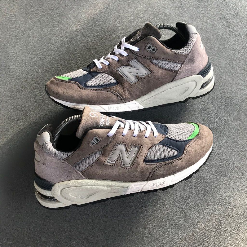Sepatu Sneaker Sport Fashion Unisex NB 990 Grey USA Original Nyaman