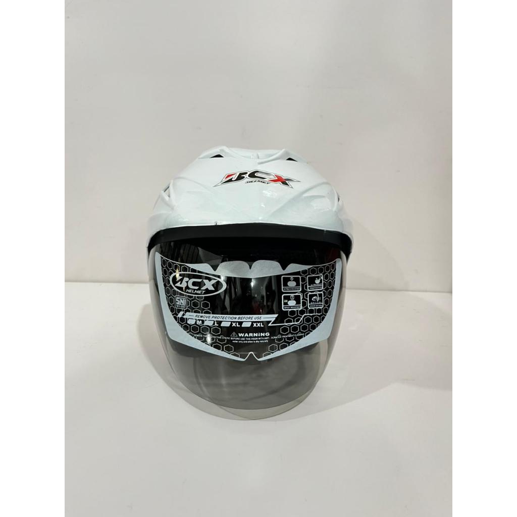 HELM BCX CX PET SOLID BCX // KACA SMOKE // SATU KACA